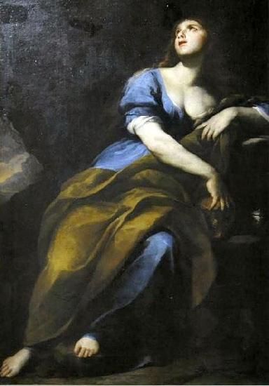 Andrea Vaccaro Penitent Mary Magdalene. oil painting picture